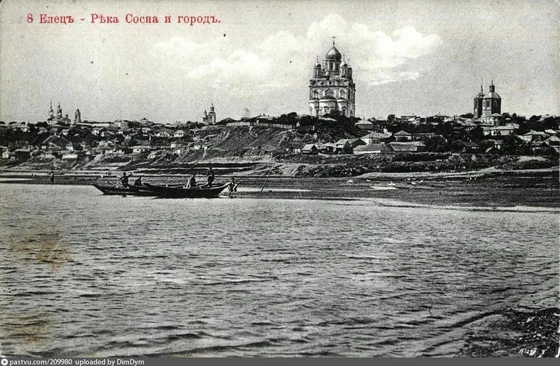 Река (Быстрая) Сосна и вид на город